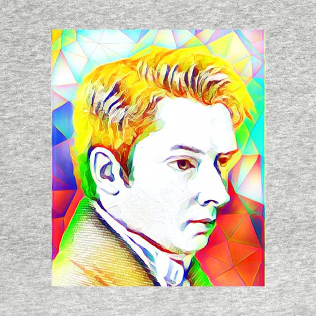 William Hazlitt Colourful Portrait | William Hazlitt Artwork 11 by JustLit